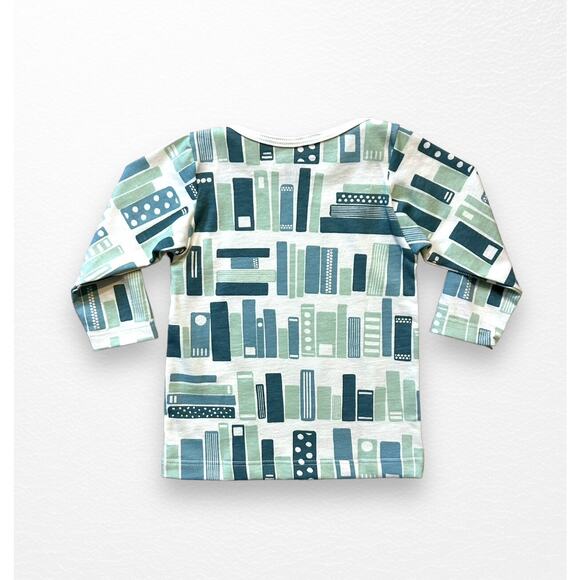 NEW Winter Water Factory Organic Bookshelf Tee, 3 Months - Picture 2 of 4